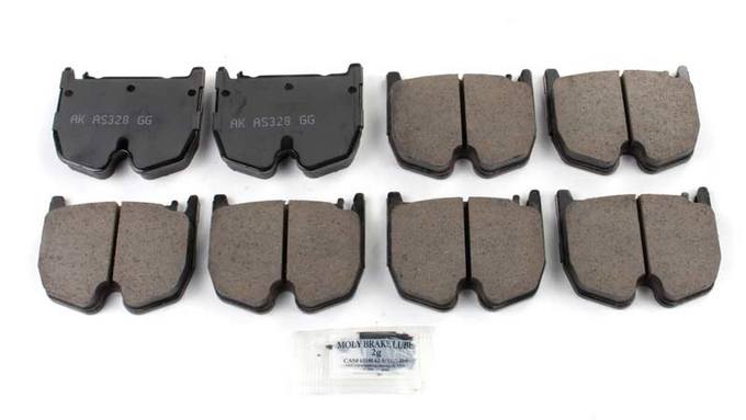 Mercedes Disc Brake Pad Set - Front 004420452041 - Akebono Euro Ultra-Premium EUR983